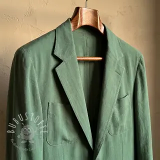Viskosestoff leinen BUBBLY dak mint