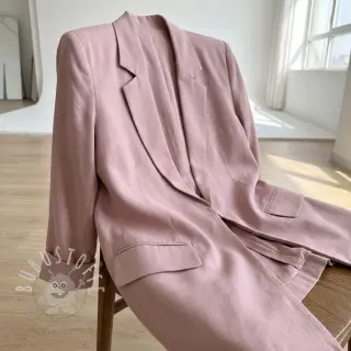 Viskosestoff leinen BUBBLY lilac