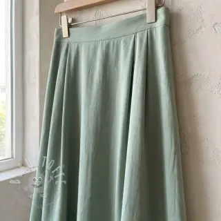 Viskosestoff leinen BUBBLY light mint