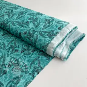 Viskosestoff RAYON POPLIN Paisley design C