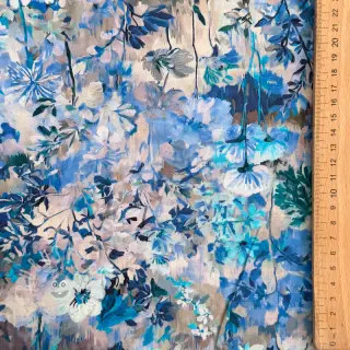Viskosestoff RAYON POPLIN Blossoms design C
