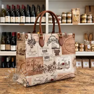 Dekostoff Linenlook Wine label box