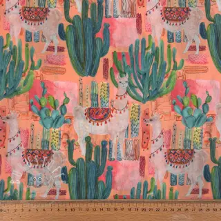 Baumwollstoff VOILE Llama digital print