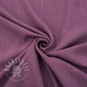 Viskosestoff leinen WASHED mauve