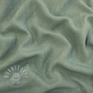 Viskosestoff leinen WASHED old green