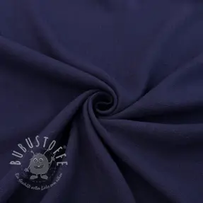 Viskosestoff leinen WASHED navy