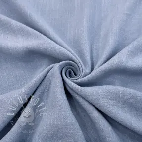 Viskosestoff leinen WASHED blue