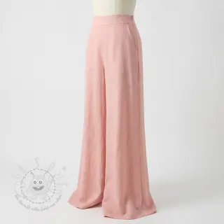 Viskosestoff leinen WASHED salmon