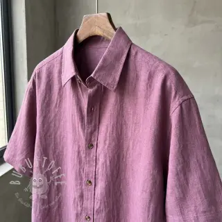 Viskosestoff leinen WASHED mauve