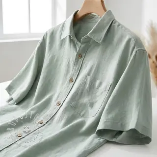 Viskosestoff leinen WASHED mint