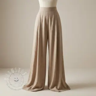 Viskosestoff leinen WASHED sand