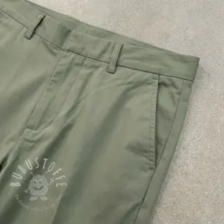 Baumwollstoff popeline UNI old green