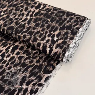 Viskosestoff RADIANCE Wild skin grey digital print