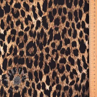 Viskosestoff RADIANCE Wild skin brown digital print