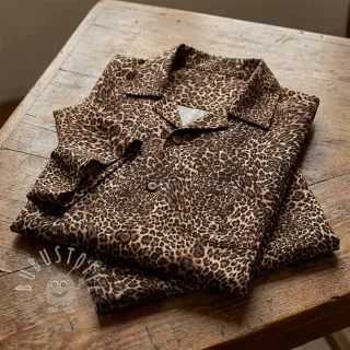 Viskosestoff RADIANCE Skinny brown digital print