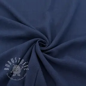 Viskosestoff leinen WASHED marine