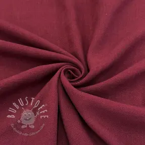 Viskosestoff leinen WASHED wine red