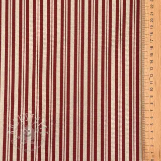 Dekostoff Linenlook Classic Stripe Scene
