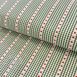 Baumwollstoff COSY vert