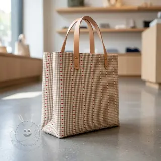 Baumwollstoff COSY ficelle