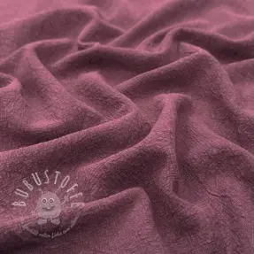 Leinenstoff gewaschen STONEWASHED PREMIUM bordeaux