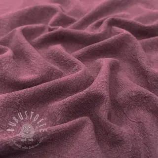 Leinenstoff gewaschen STONEWASHED PREMIUM bordeaux