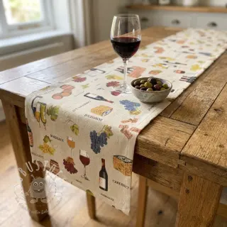 Dekostoff Linenlook Wine tasting