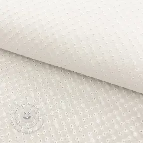 Baumwollstoff EMBROIDERY Daniela white