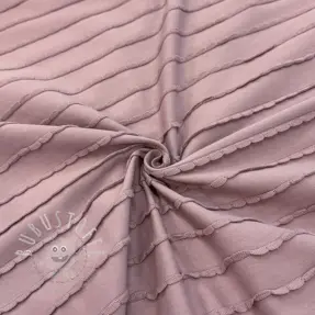 Jersey RUFFLES mauve