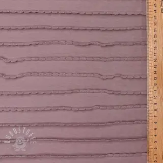 Jersey RUFFLES mauve