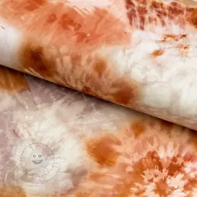 Viskosestoff TWILL Messy TIE DYE design B