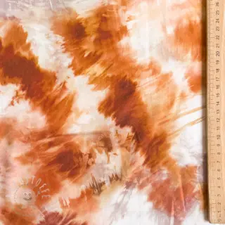 Viskosestoff TWILL Messy TIE DYE design B