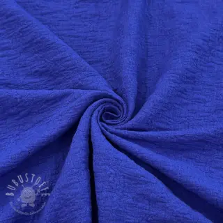 Baumwollstoff SMOGGED EMBROIDERY cobalt