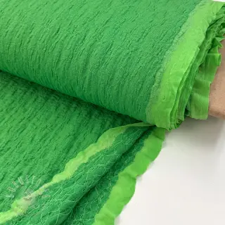 Baumwollstoff SMOGGED EMBROIDERY green