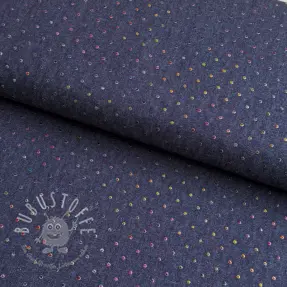JEANS DENIM 3,8 OZ Drops Metallic dark blue