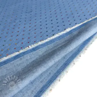 JEANS DENIM 3,8 OZ Drops Metallic blue