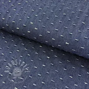 JEANS DENIM 6 OZ Small Holes blue