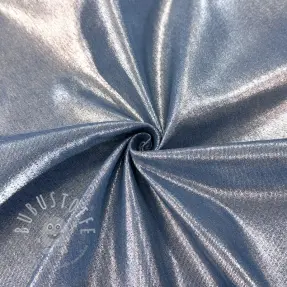 JEANS DENIM 8,5 OZ STRETCH WASHED metallic blue silver