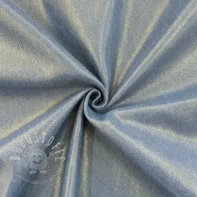 JEANS DENIM Metallic blue gold
