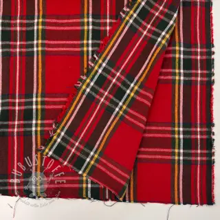 Dekostoff Ecossais rouge vert