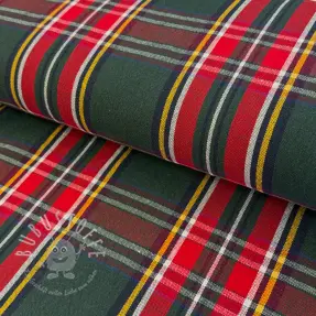 Dekostoff Ecossais vert rouge