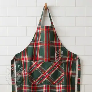 Dekostoff Ecossais vert rouge