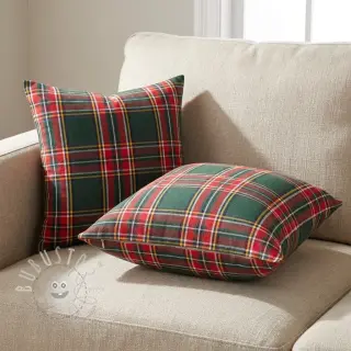 Dekostoff Ecossais vert rouge