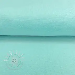 Baumwoll Bündchenstoff glatt ice blue 70
