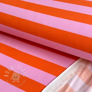 Sweat kuschel SOFT Stripes orange