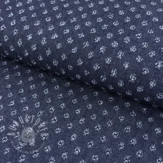 JEANS DENIM 6 OZ Big flakes dark blue
