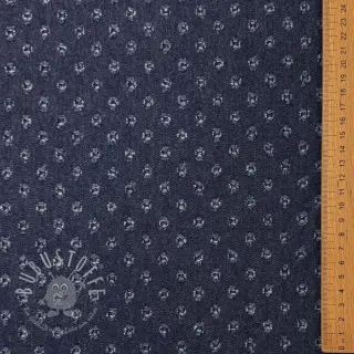 JEANS DENIM 6 OZ Big flakes dark blue