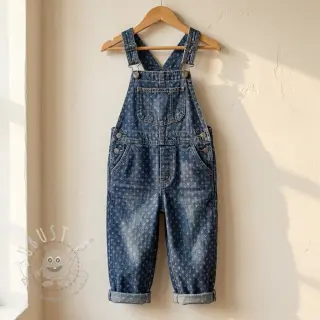JEANS DENIM 6 OZ Big flakes dark blue
