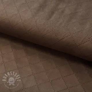 SUEDE SCUBA Diamond chocolate brown