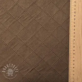 SUEDE SCUBA Diamond chocolate brown